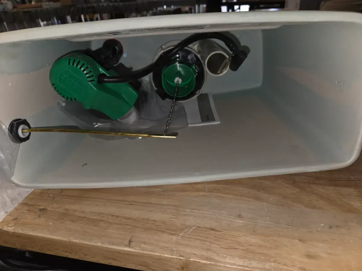 Drake Modern 12 in. Rough In Two-Piece 1.28 GPF Single Flush Elongated Toilet in Cotton White, SoftClose Seat Included - image 2