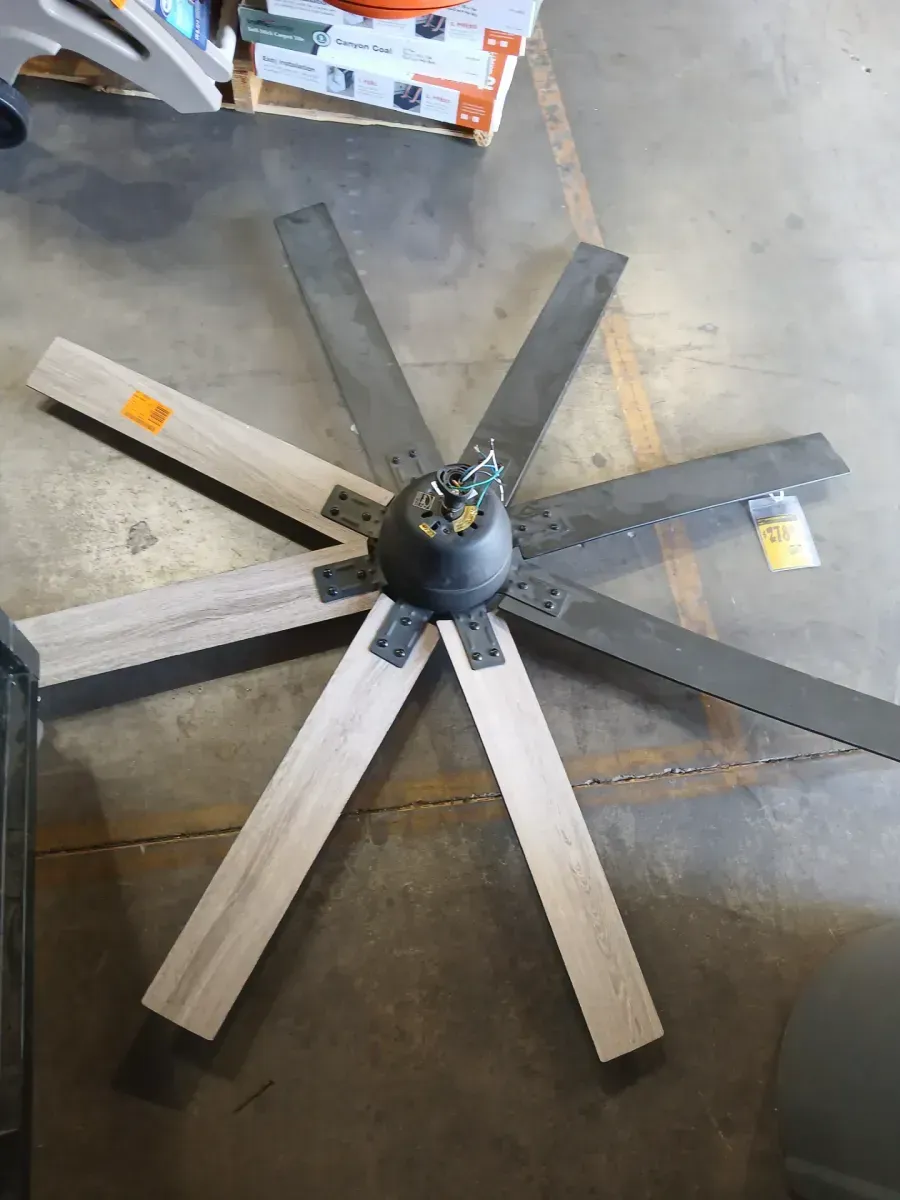 Dalton 60 in. Indoor/Covered Outdoor DC Motor Flat Bronze Ceiling Fan - image 2