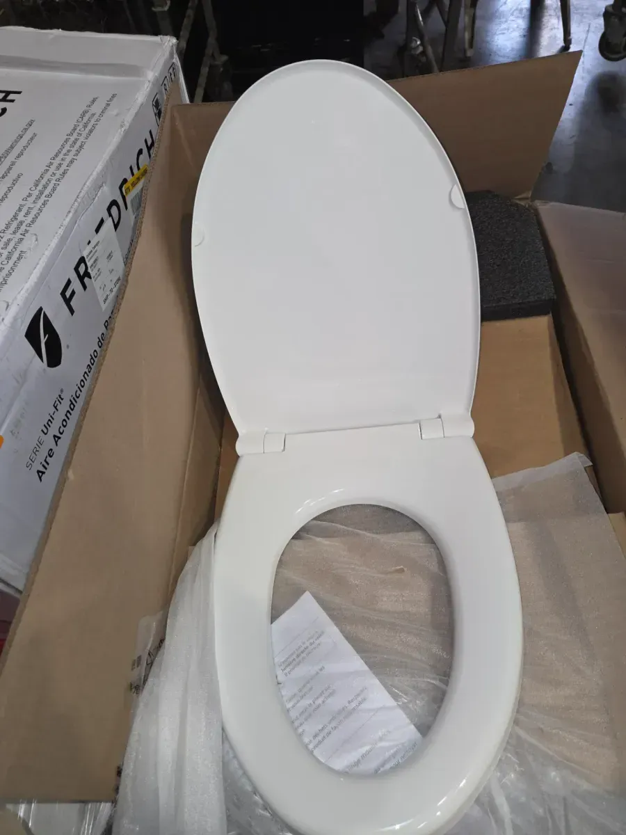 Drake Modern 12 in. Rough In Two-Piece 1.28 GPF Single Flush Elongated Toilet in Cotton White, SoftClose Seat Included - image 6