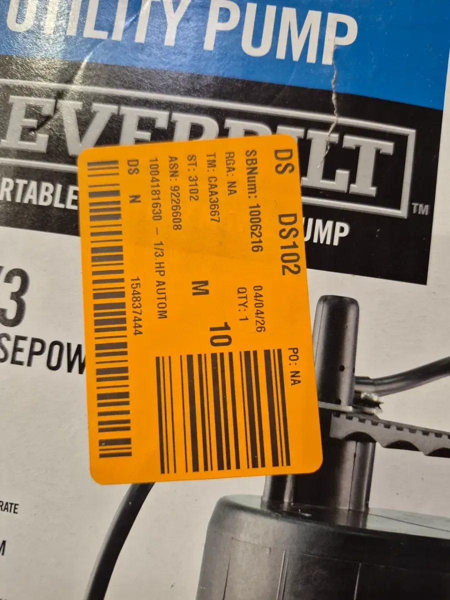 Everbilt 1/3 HP Automatic Utility Pump - image 2