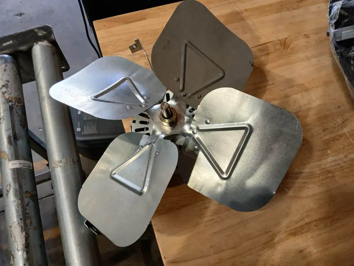 Air Vent Inc. RV28WW Roof-Mounted Attic Fan, 1320 CFM, Weatherwood - image 6