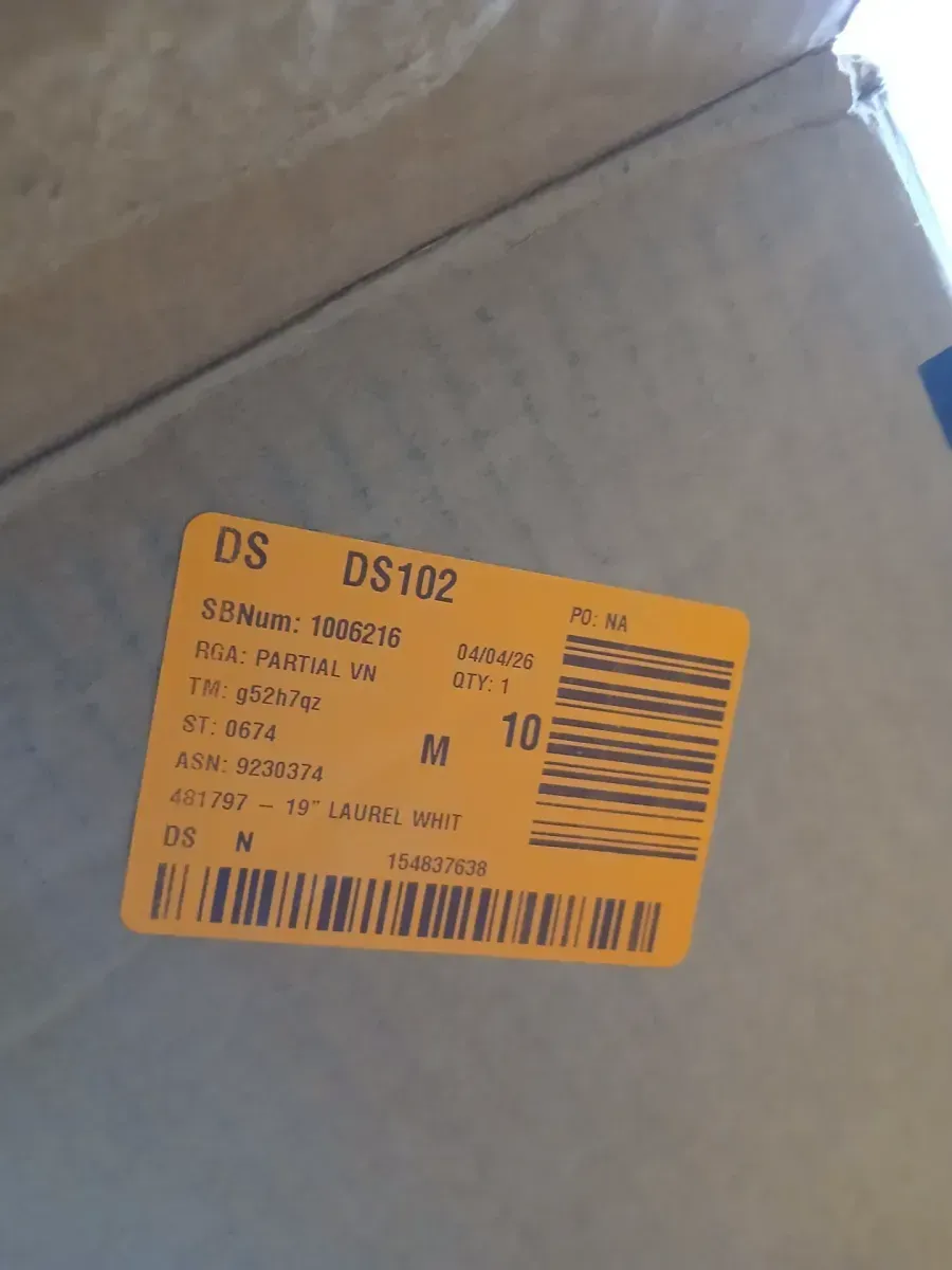 Laurel Round Drop-In Bathroom Sink in White - image 2