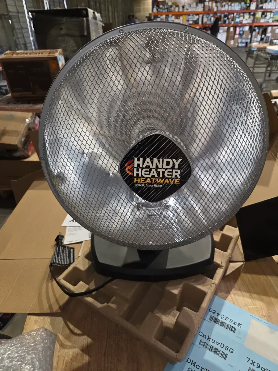 1500-Watt 18.5 in. Electric Ceramic Parabolic Space Heater with Tip-Over Safety - image 2