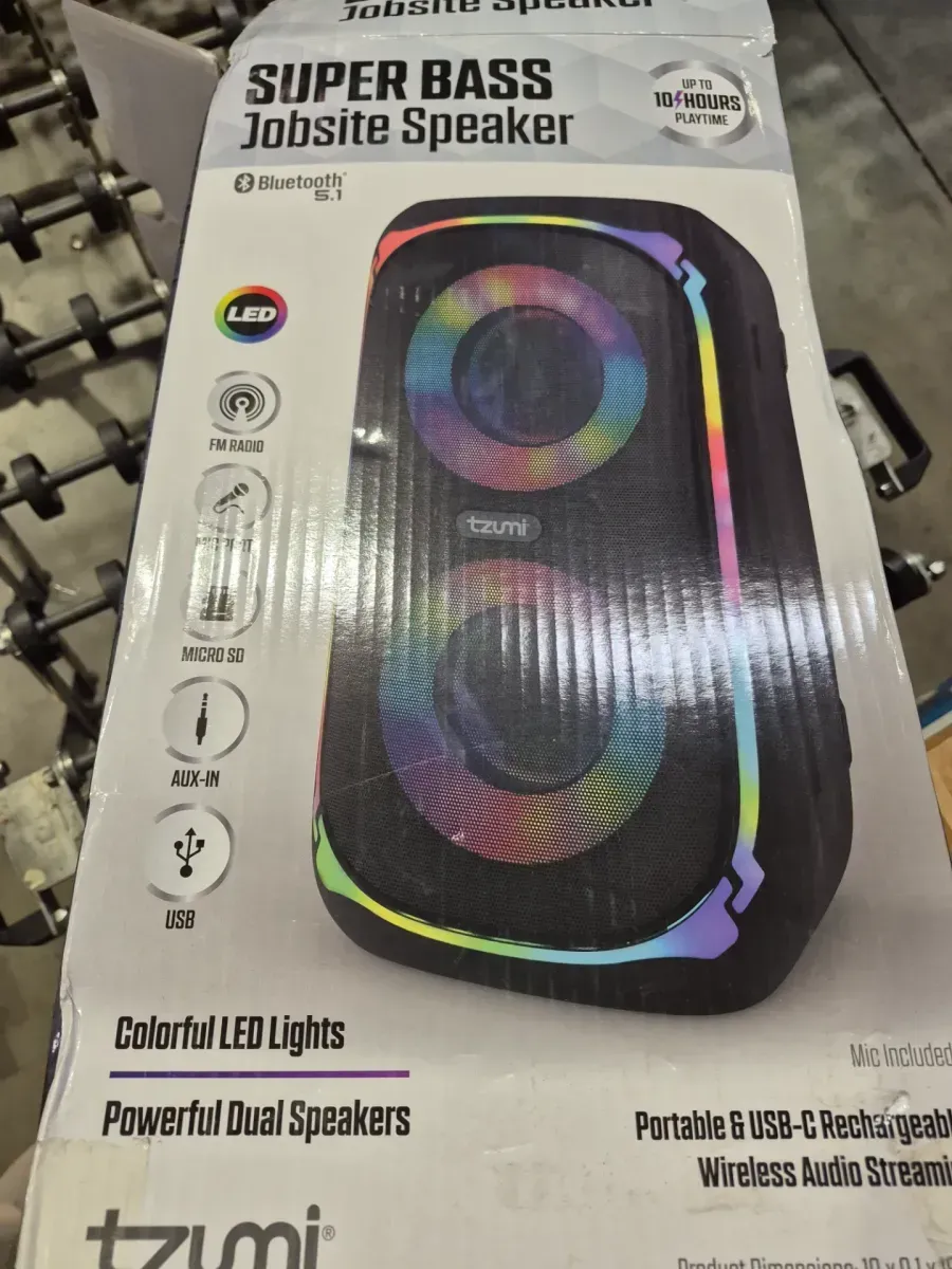 Speaker (Tzumi Super Bass Jobsite Speaker) - image 2