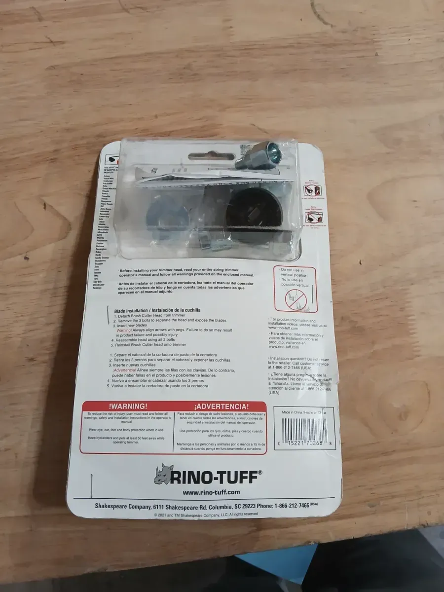 Universal Fit Brush Cutter Replacement Head for Straight Shaft String Grass Trimmer Part - image 4