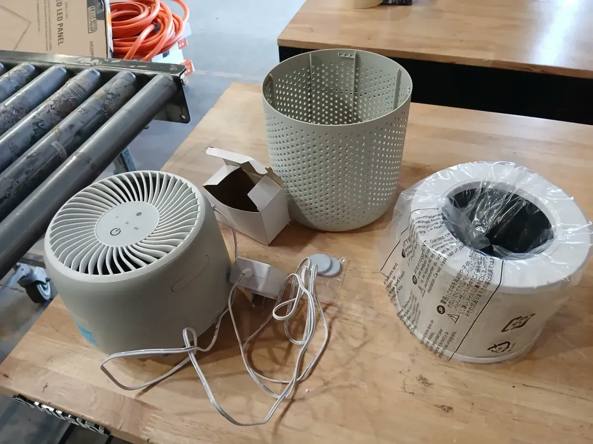 Core Mini-P (Coverage 178 sq. ft.) Activated Carbon Filter Small Room Air Purifier in Gray with Aromatherapy - image 4