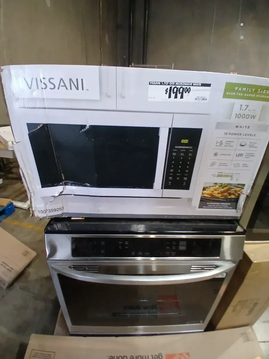 1.7 cu. ft. Over the Range Microwave in Stainless Steel with Electronic Touch Controls - image 3