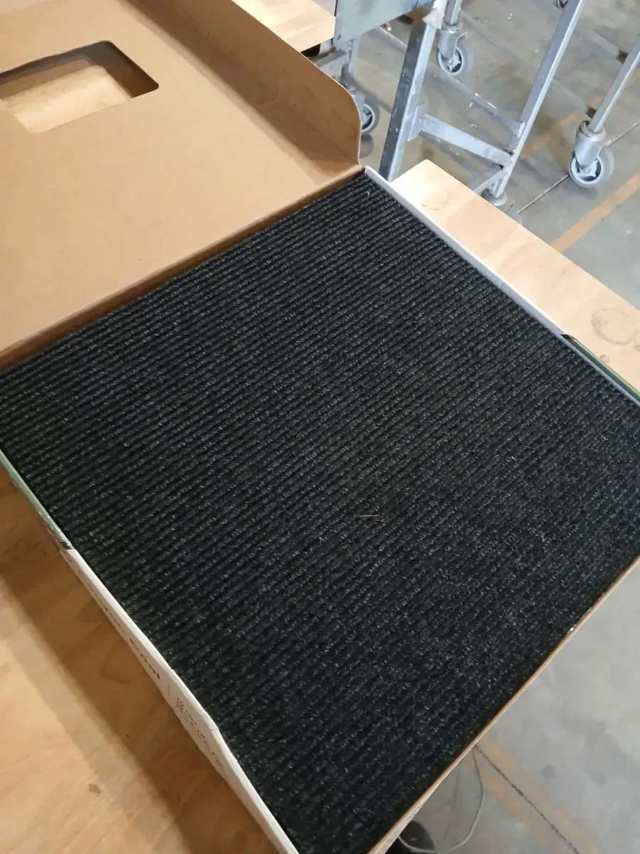 Canyon - Coal - Black Commercial/Residential 18 x 18 in. Peel and Stick Carpet Tile Square (22.5 sq. ft.) - image 2