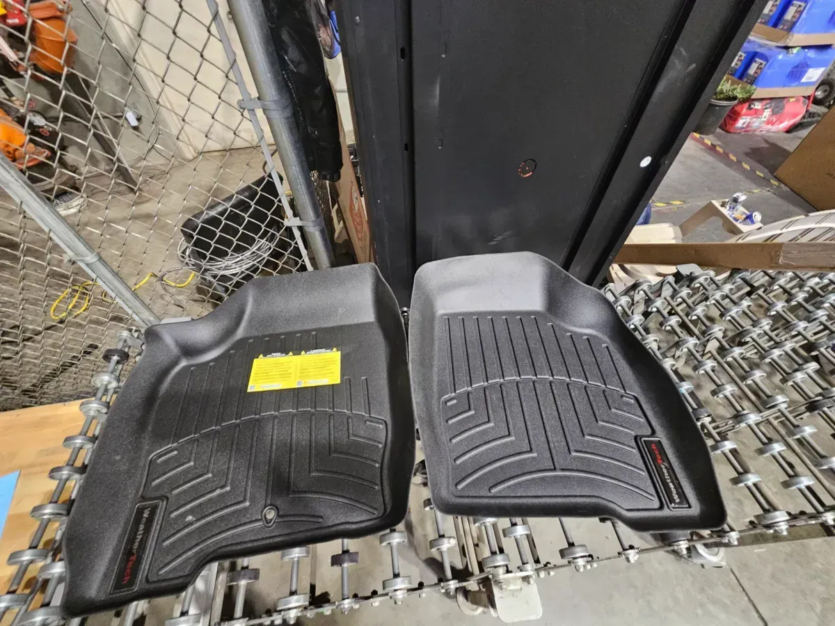 WeatherTech DigitalFit™ 1st Row Black Molded Floor Liners - image 1