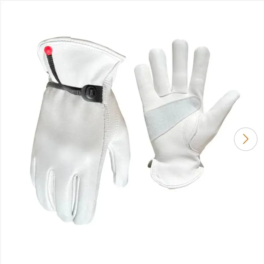 PIP Pro Safety Cowhide Leather Work Gloves, Size Large, 2-Pair Value Pack - image 1