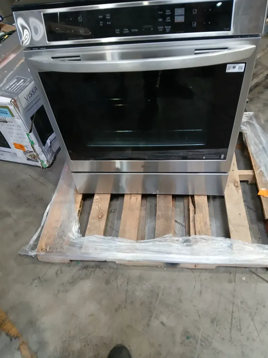 *** minor dents 30 in. 6.3 cu. ft. Smart 4-Element Induction Slide-In Range Stainless Steel with ProBake Convection, Air Fry - image 2