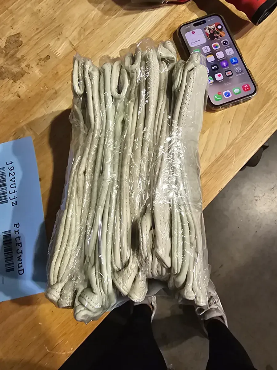 PIP Pro Safety Cowhide Leather Work Gloves, Size Large, 2-Pair Value Pack - image 2