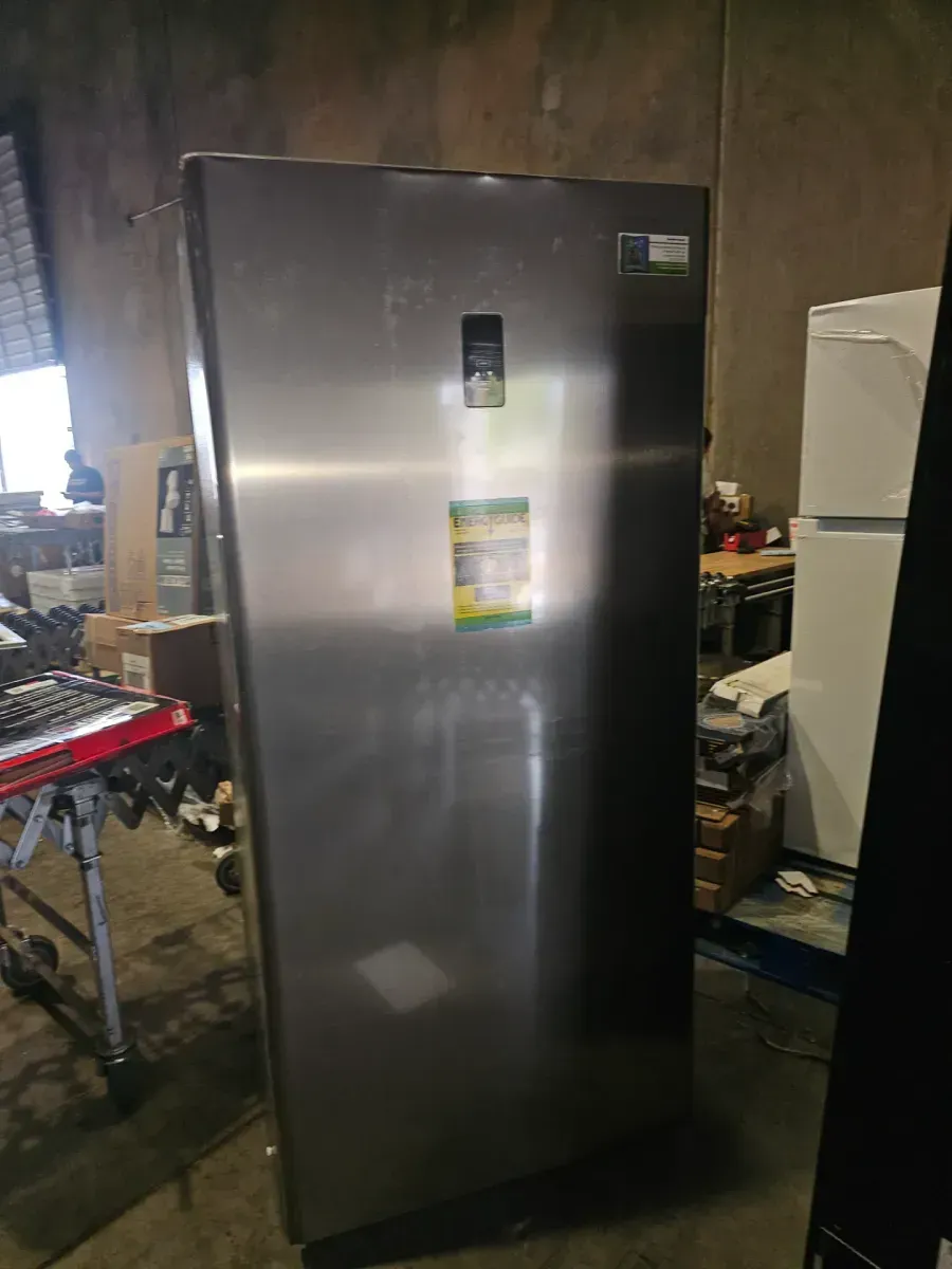 20.1 Cu. Ft. Upright Convertible Freezer/Fridge in Stainless Color with Digital Controls, Frost Free - image 2