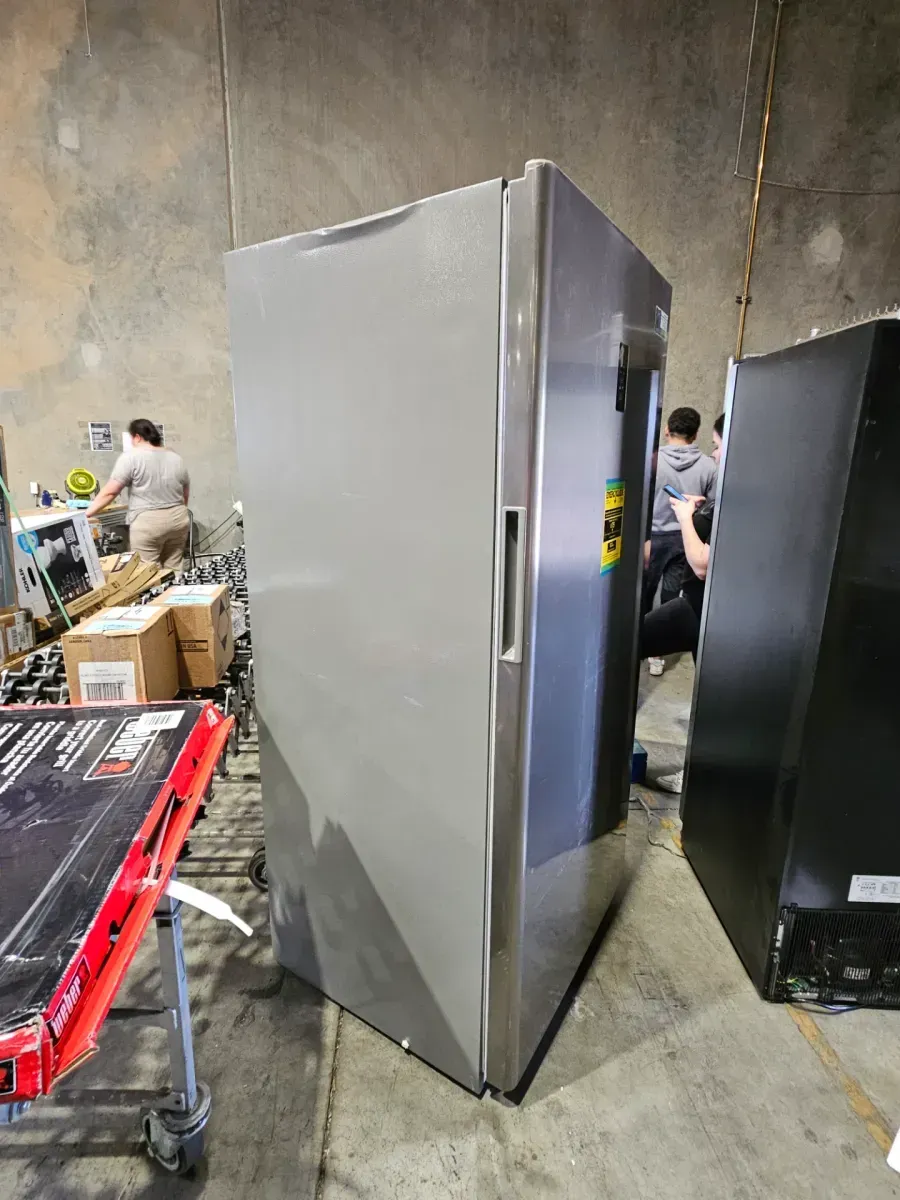 20.1 Cu. Ft. Upright Convertible Freezer/Fridge in Stainless Color with Digital Controls, Frost Free - image 5