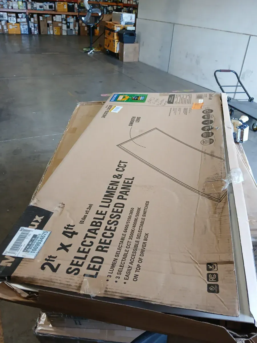 2 ft. x 4 ft. Selectable Lumens 6400/5150/3650, Integrated LED Panel Light, Selectable CCT 3500K/4000K/5000K - image 4