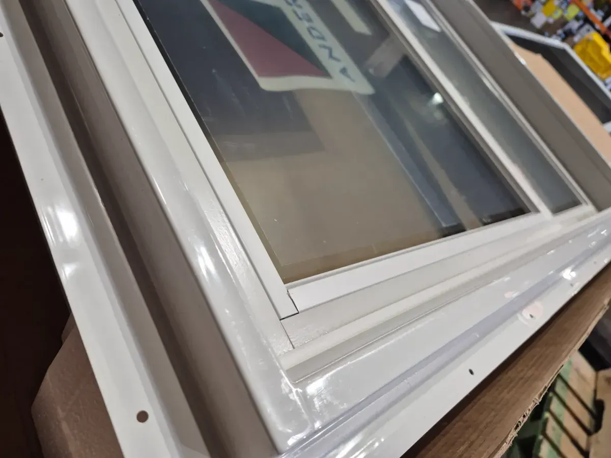 35-1/2 in. x 47-1/2 in. 200-Series White Double-Hung Clad Wood Window with White Interior Low-E Glass and White Hardware - image 6