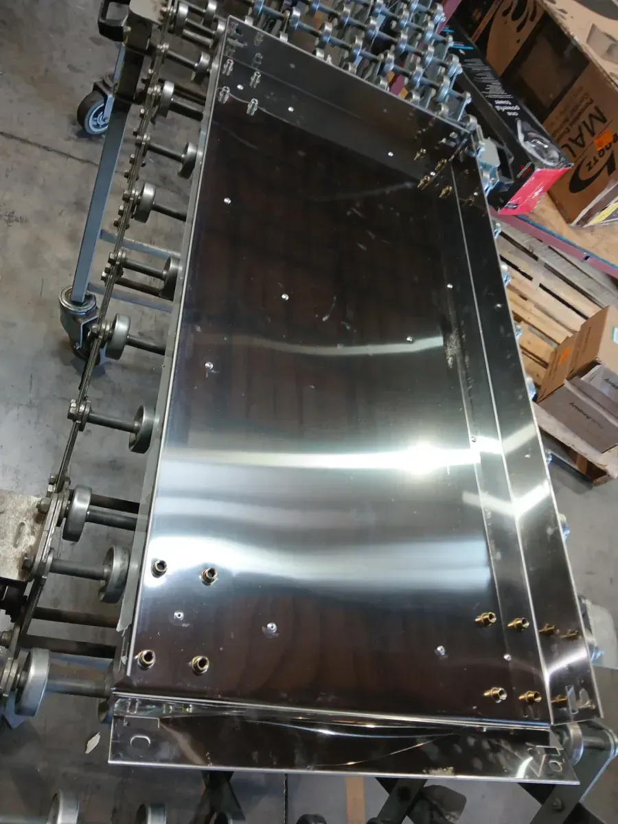 ***It's missing the table legs.***Tool Storage 36 in. W Stainless Steel Utility Cart - image 5