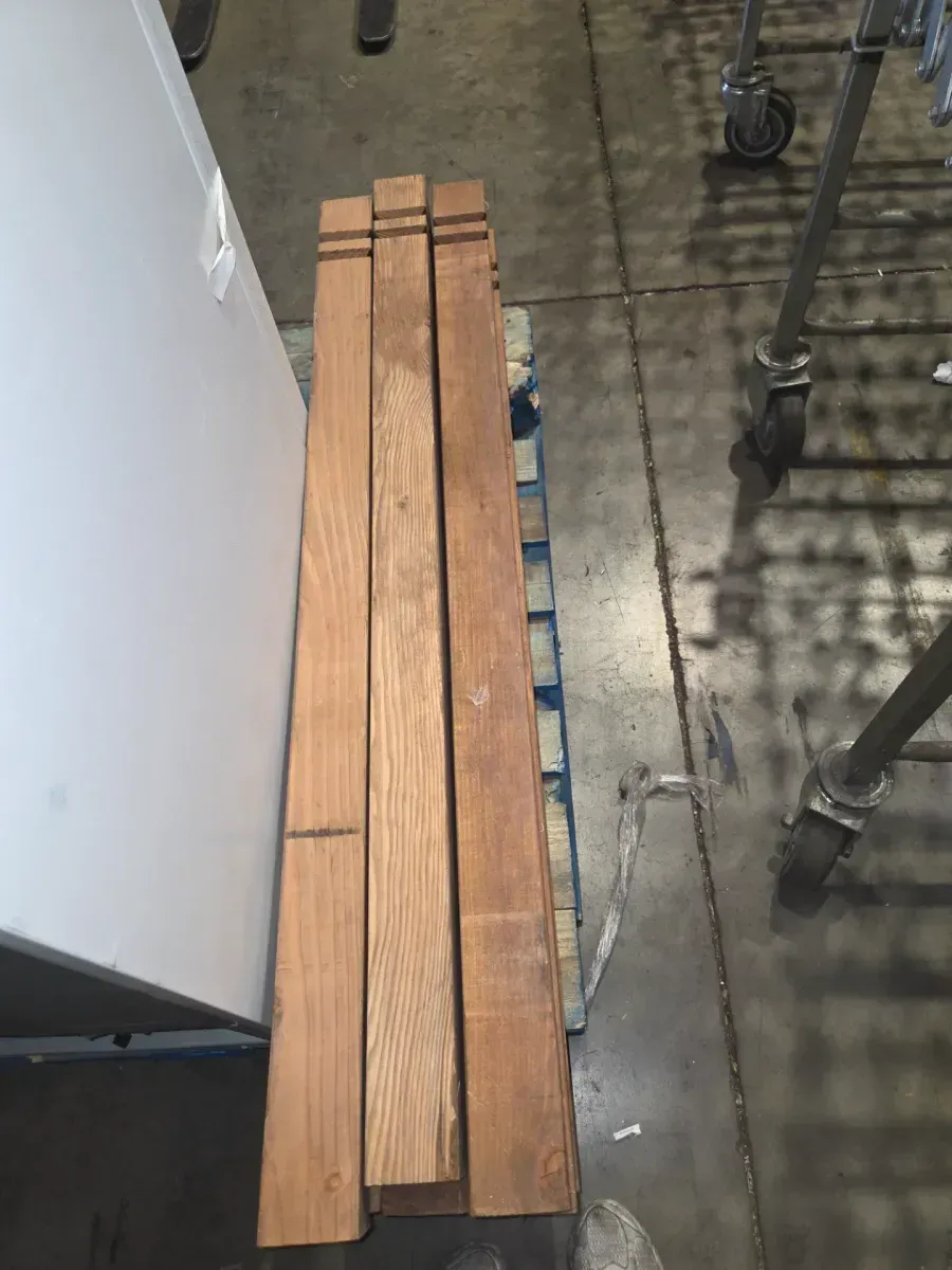 Bundle of 9 Wooden 4x4 Fence/Deck Posts - image 3