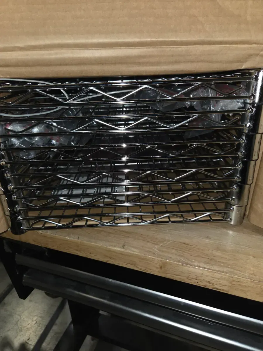 6-Tier Steel Wire Shelving Unit in Chrome (24 in. W x 60 in. H x 14 in. D) - image 2