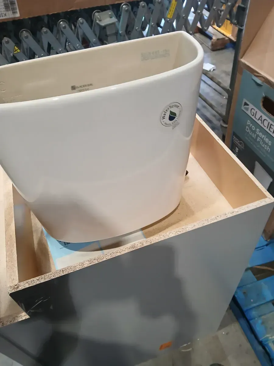 12 in. Rough In 2-Piece 1.1 GPF/1.6 GPF Dual Flush Elongated Toilet in White, Seat Included - image 3