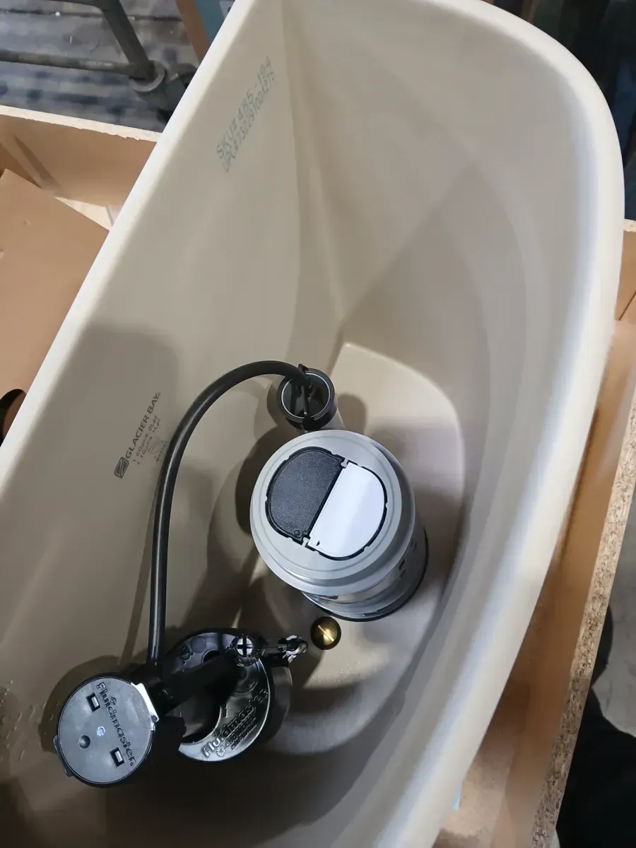 12 in. Rough In 2-Piece 1.1 GPF/1.6 GPF Dual Flush Elongated Toilet in White, Seat Included - image 4