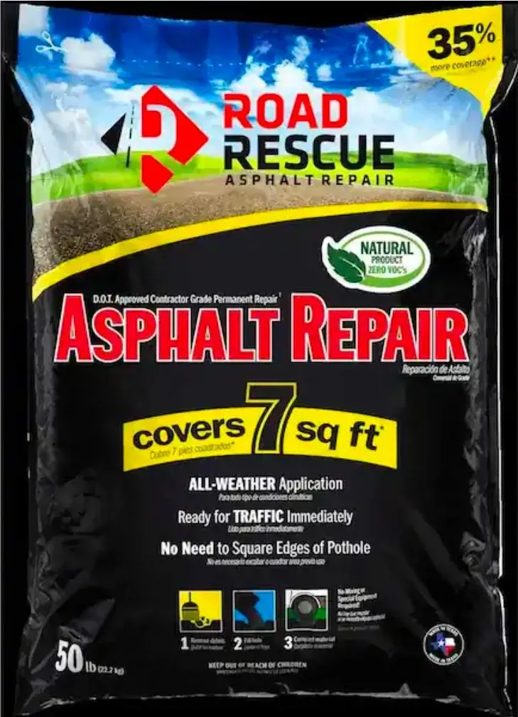 Road Rescue Asphalt Repair, 50 lb. Bag - image 1