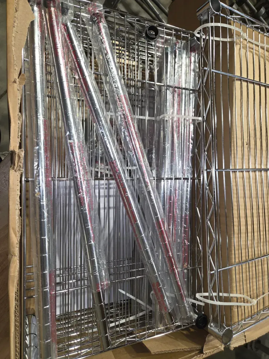 6-Tier Steel Wire Shelving Unit in Chrome (24 in. W x 60 in. H x 14 in. D) - image 3