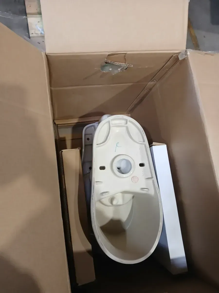 12 in. Rough In 2-Piece 1.1 GPF/1.6 GPF Dual Flush Elongated Toilet in White, Seat Included - image 5