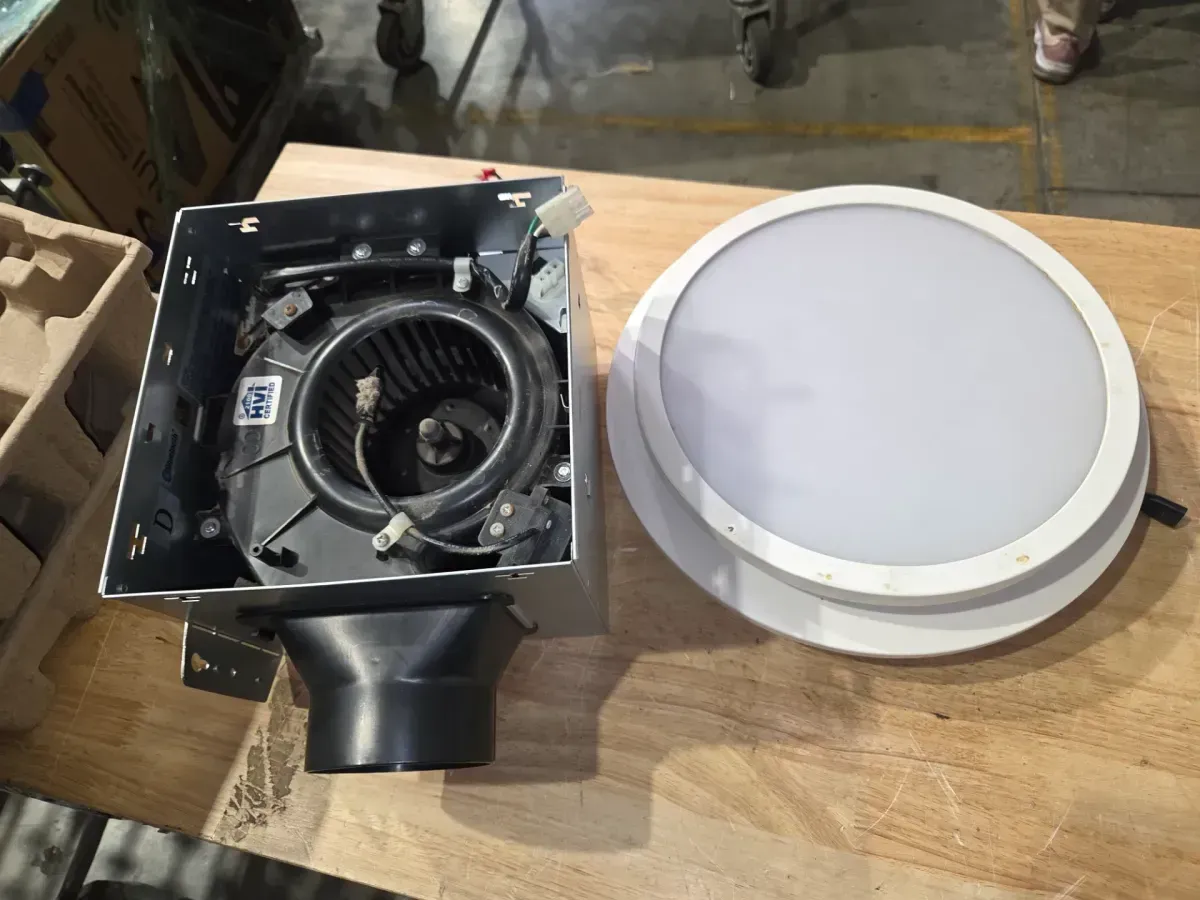 110 CFM 1.5 Sones Ceiling Bathroom Exhaust Fan with Bluetooth, Humidity Sensor, Adjustable CCT LED and Night Light - image 2