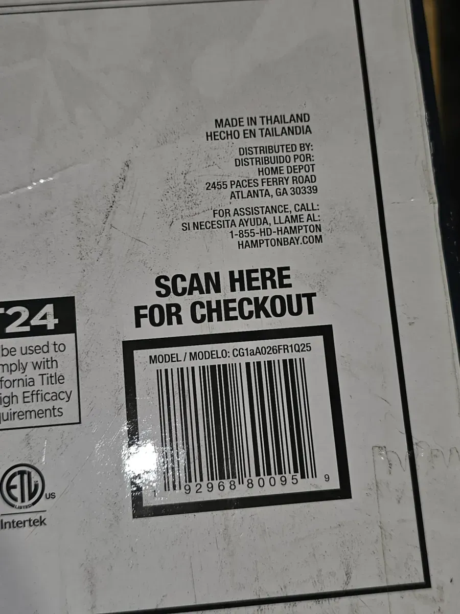 ***It is missing the top cove*** l lChilton 15 in. Light Oil-Rubbed Bronze Adjustable CCT Integrated LED Ceiling Flush Mount Fixture with Glass Shade - image 5