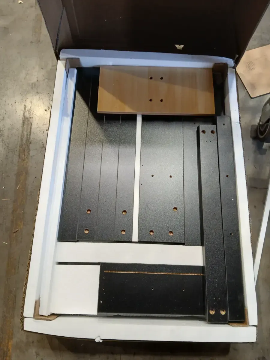 Modern Large Dog Crate with 3-Drawers, Wooden Dog House Dog Cage Storage Cabinet for Medium Small Dogs, Black - image 4