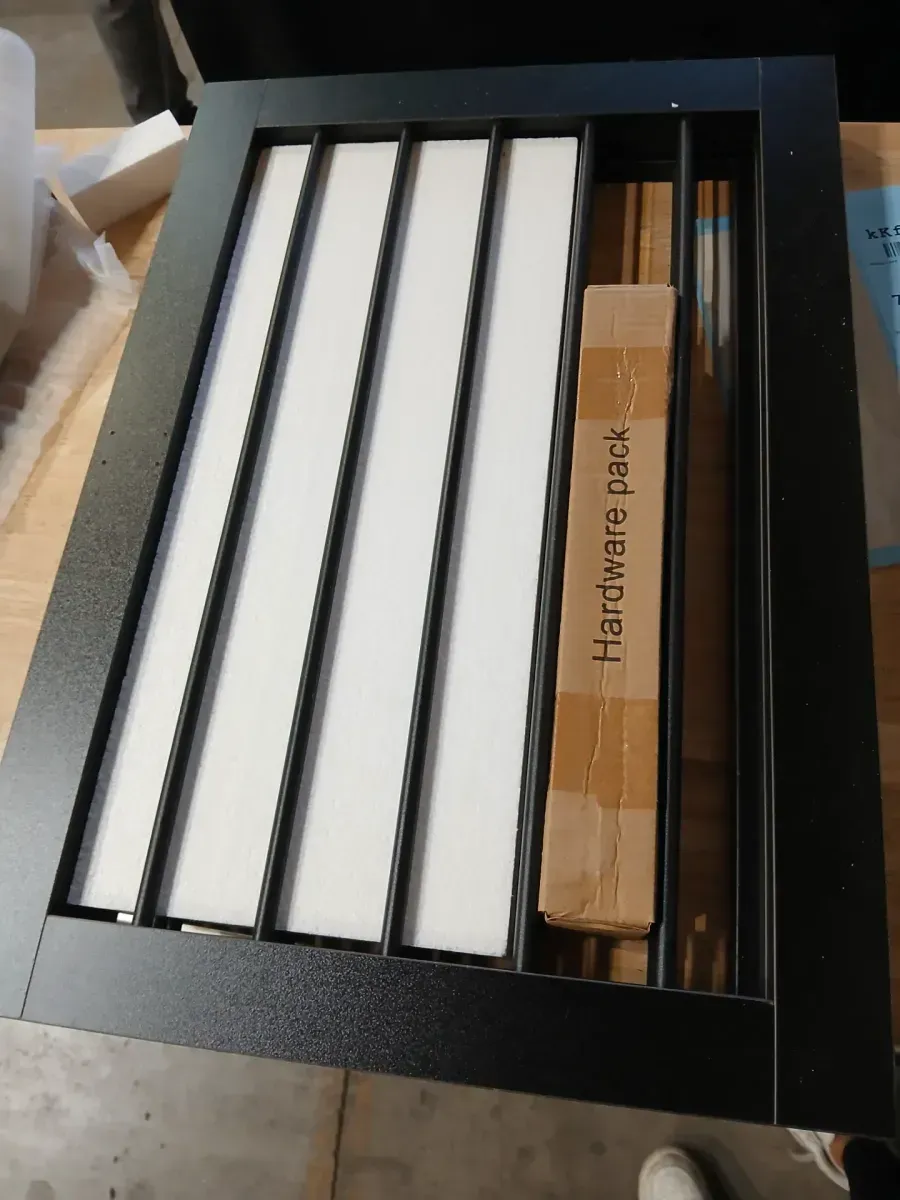 Modern Large Dog Crate with 3-Drawers, Wooden Dog House Dog Cage Storage Cabinet for Medium Small Dogs, Black - image 6