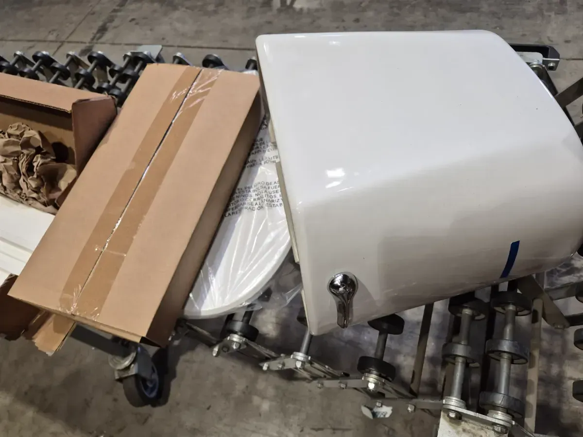 12 in. Rough In Two-Piece 1.28 GPF Single Flush Round Toilet in Biscuit, Seat Included - image 6