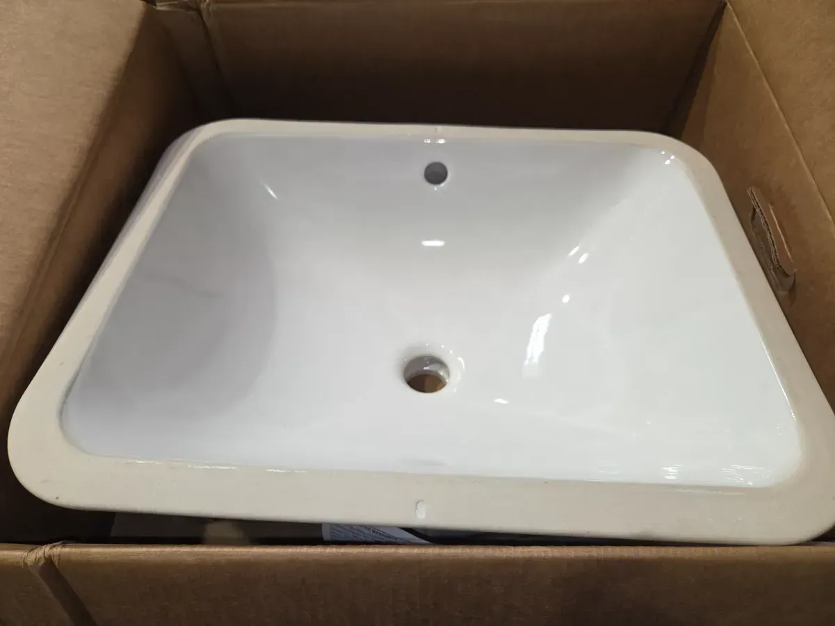 KOHLER Caxton 20.4 in. x 15.75 in. Undermount Bathroom Sink in White Vitreous China - image 3