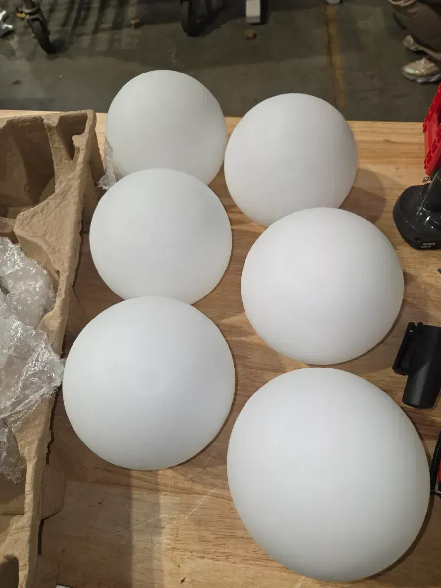 39 in. Avaline 6-Light Black Cluster Pendant Light with Glass Shades - image 4