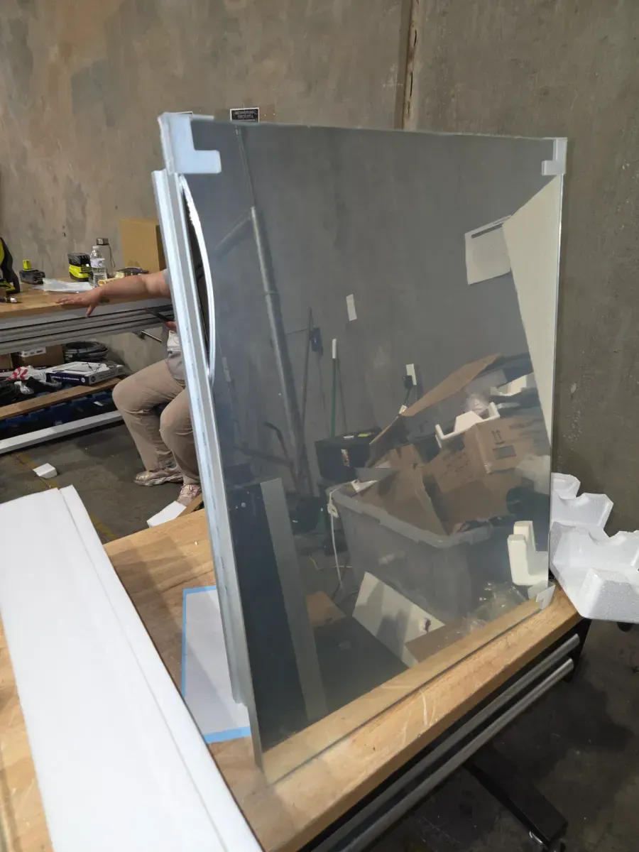 Embark 20 in. W x 26 in. H Rectangular Recessed/Surface Mount Medicine Cabinet with Mirror - image 3