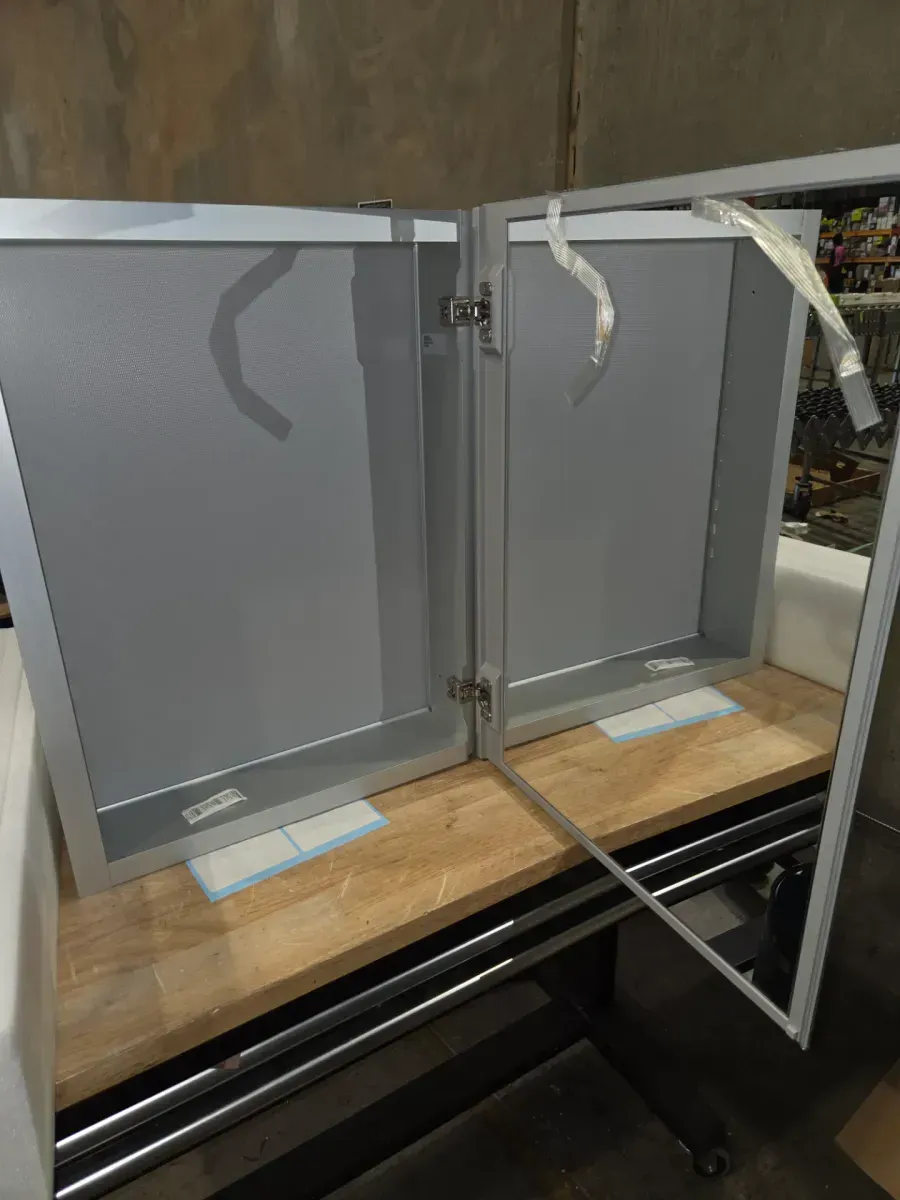 Embark 20 in. W x 26 in. H Rectangular Recessed/Surface Mount Medicine Cabinet with Mirror - image 5