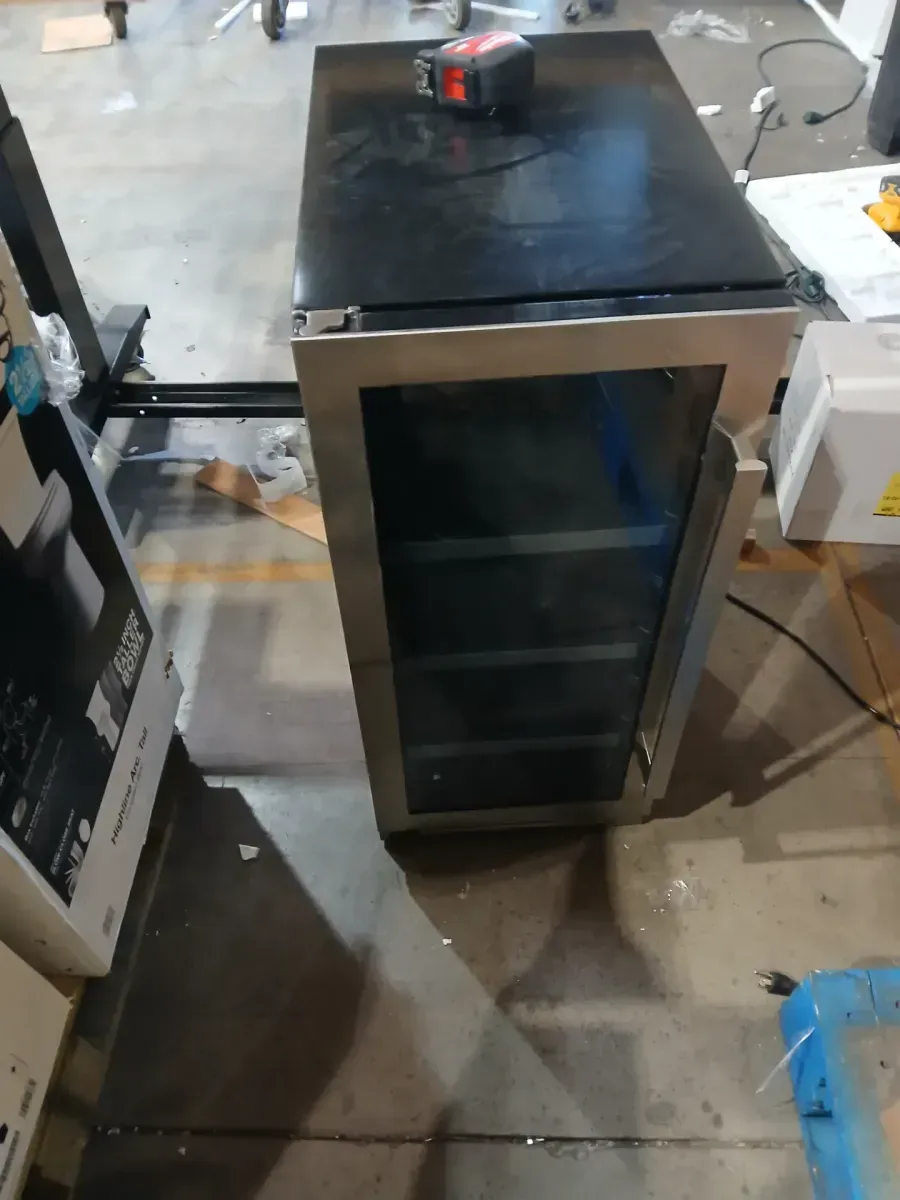 15 in. 100 (12 oz.) Cans Beverage Cooler Refrigerator Soda Drink Mini Fridge Built-in or Freestanding Frost-Free - image 2