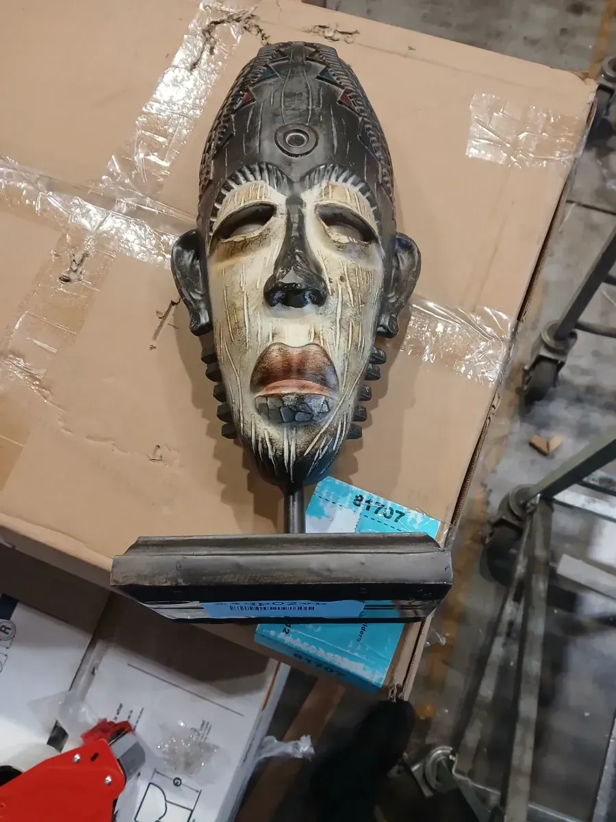 5 in. x 11 in. Brown Polystone Elephant Sculpture - image 2