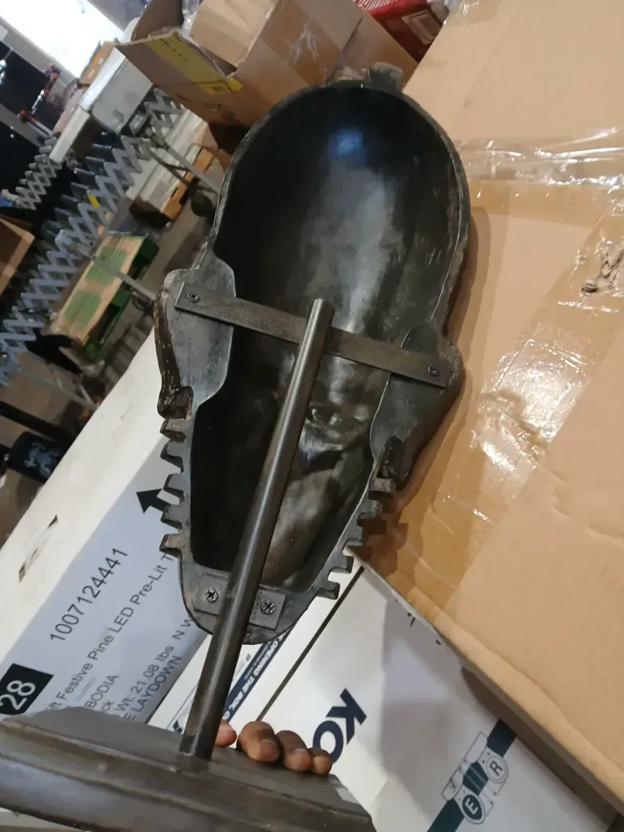 5 in. x 11 in. Brown Polystone Elephant Sculpture - image 3