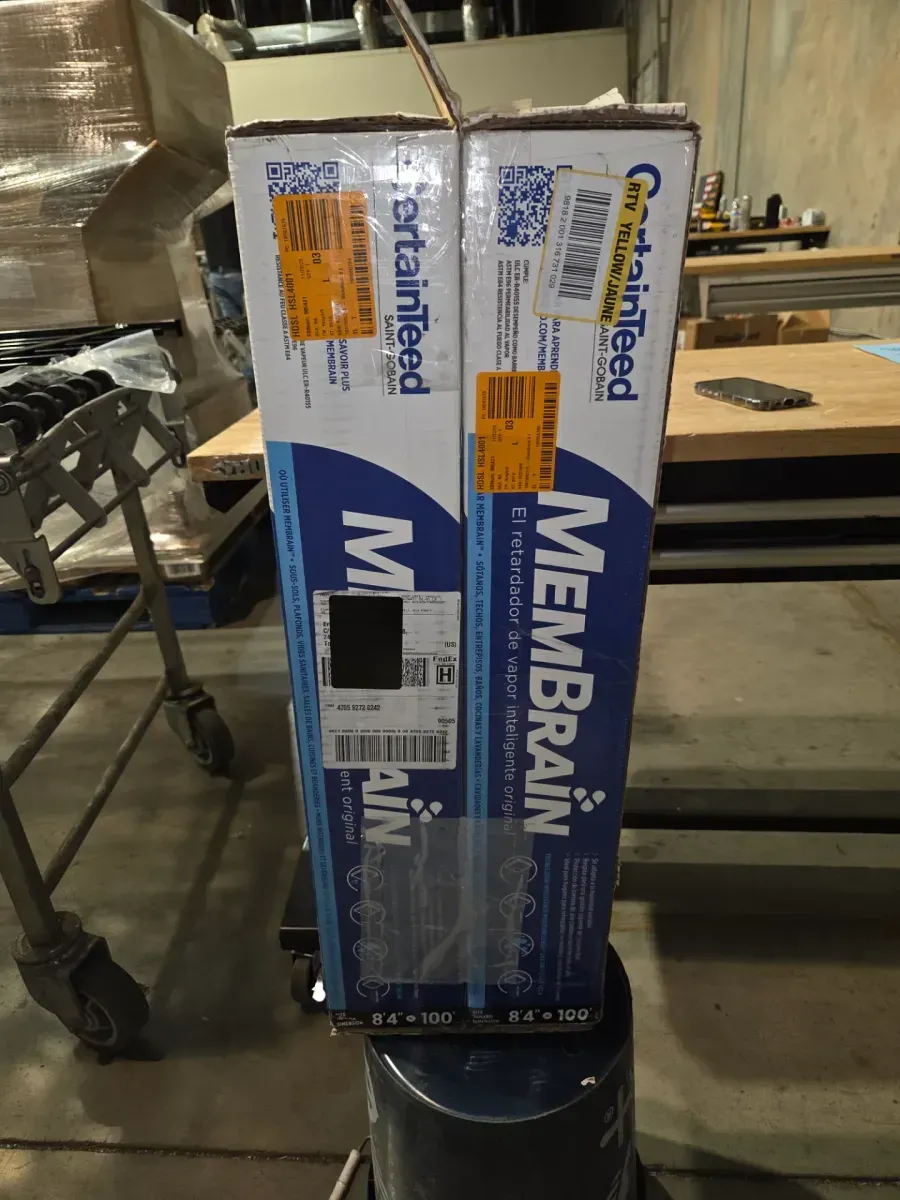 ***pack of 2 ***MemBrain 8 ft. W X 100 ft. L Unfaced Air Barrier and Smart Vapor Retarder Roll 833 sq ft - image 3