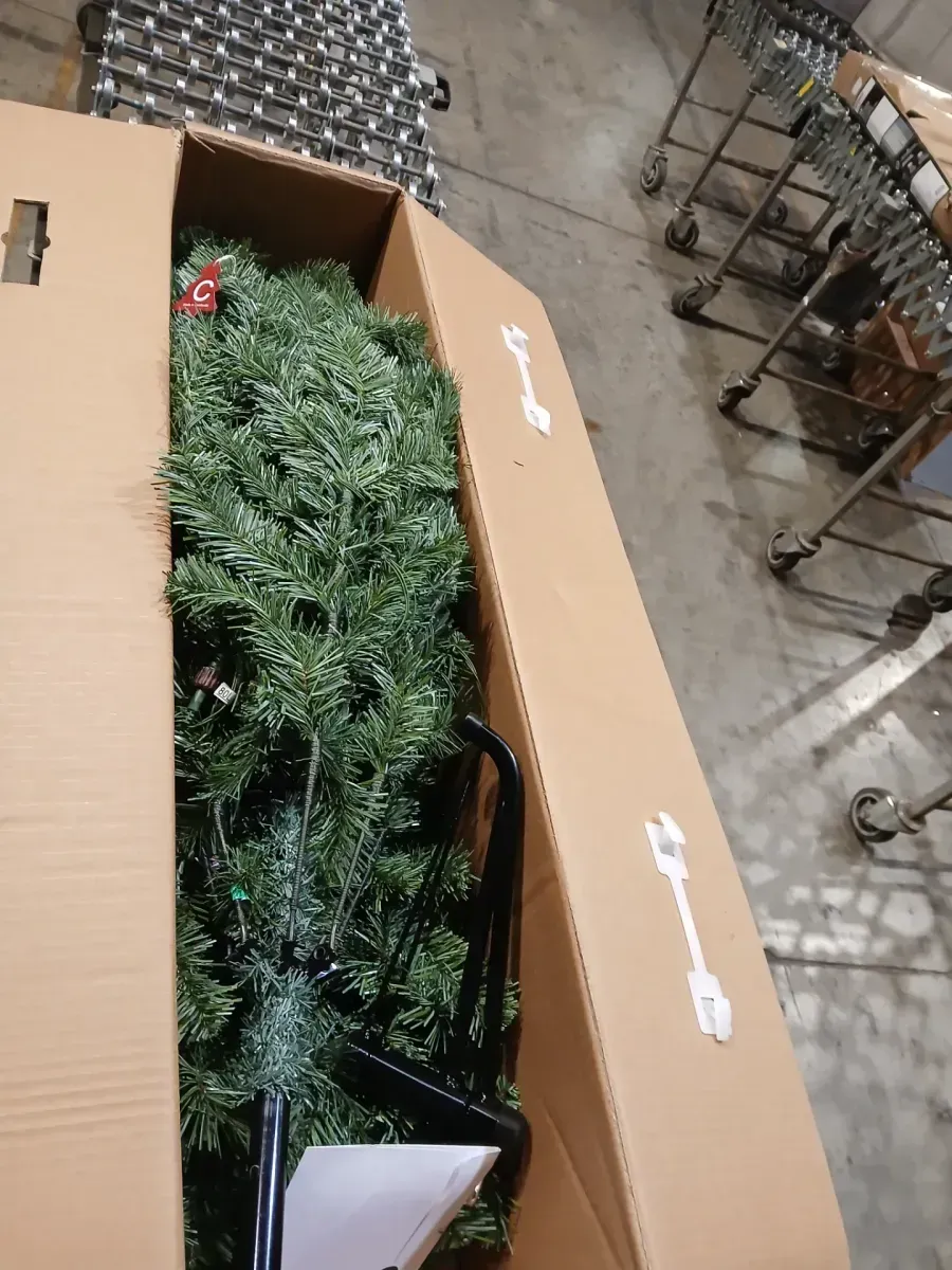 4.5 ft. North Valley Blue Spruce Artificial Christmas Tree with Clear Lights - image 3