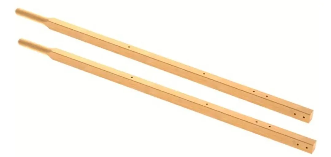 Pair of Wooden Pilates Reformer Side Rails - image 1