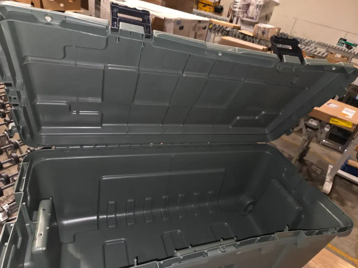 27-Gal. Hinged Storage Box in Olive Drab - image 2
