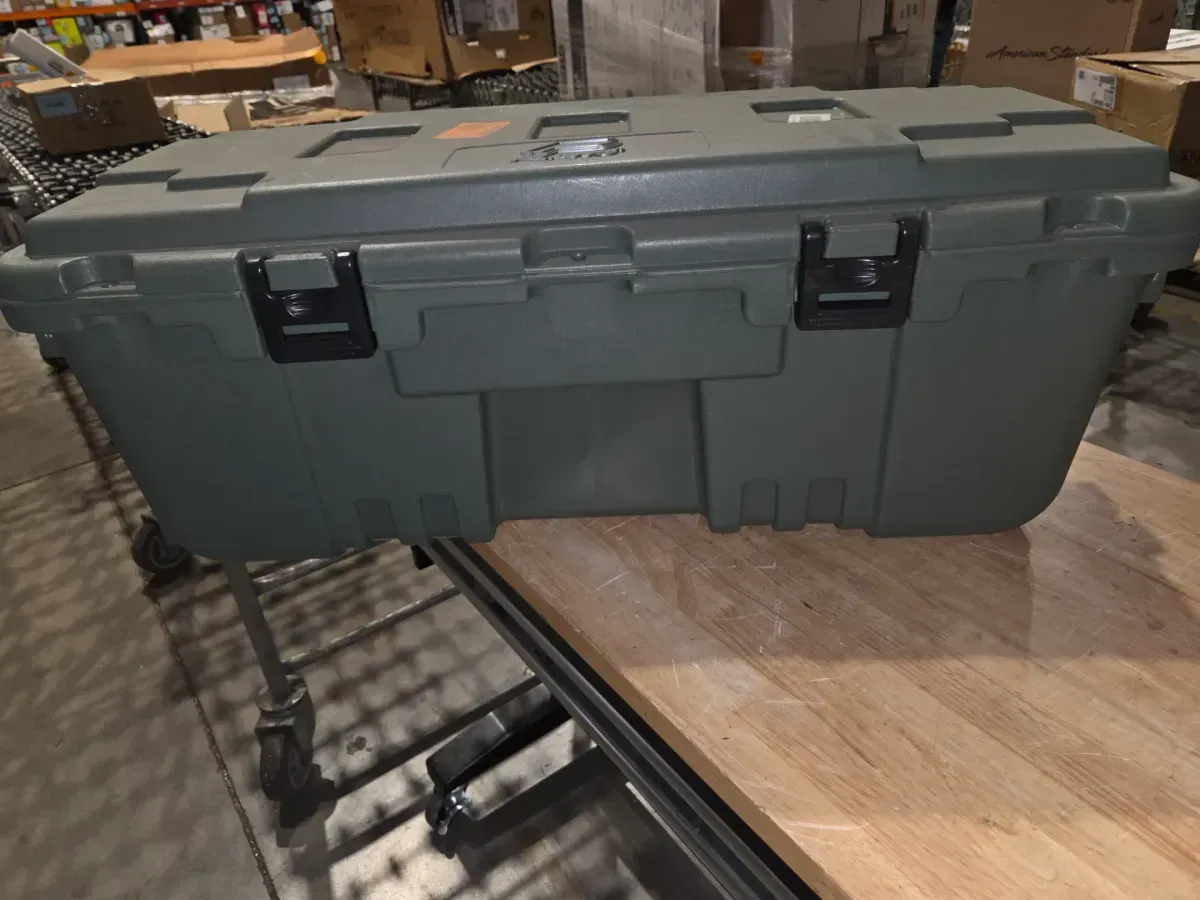 27-Gal. Hinged Storage Box in Olive Drab - image 3
