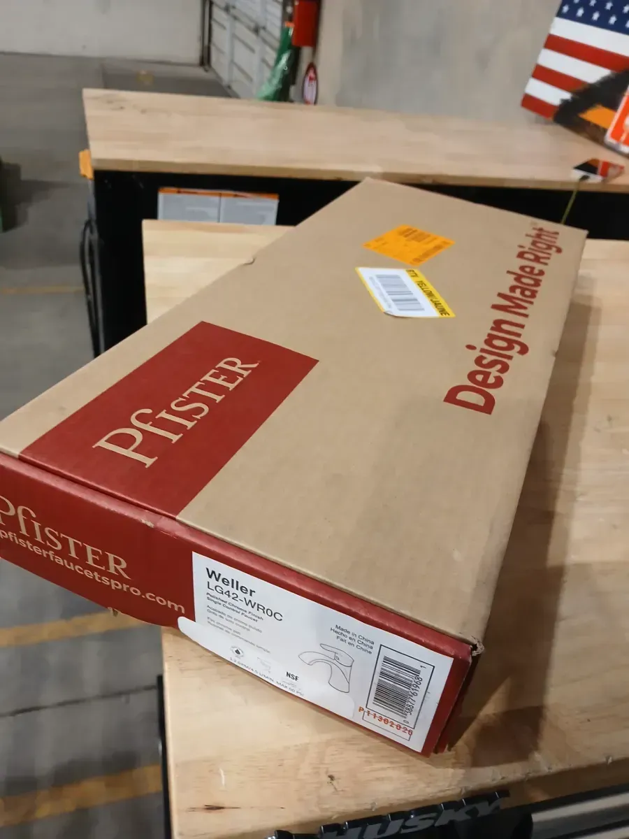 Weller Single Control Bathroom Faucet Polished Chrome - image 4