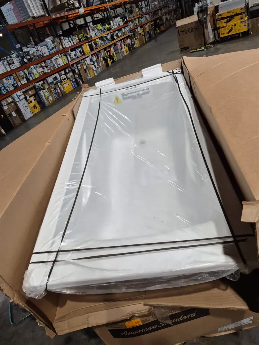 American Standard EverClean White Jetted Whirlpool Bathtub - image 1