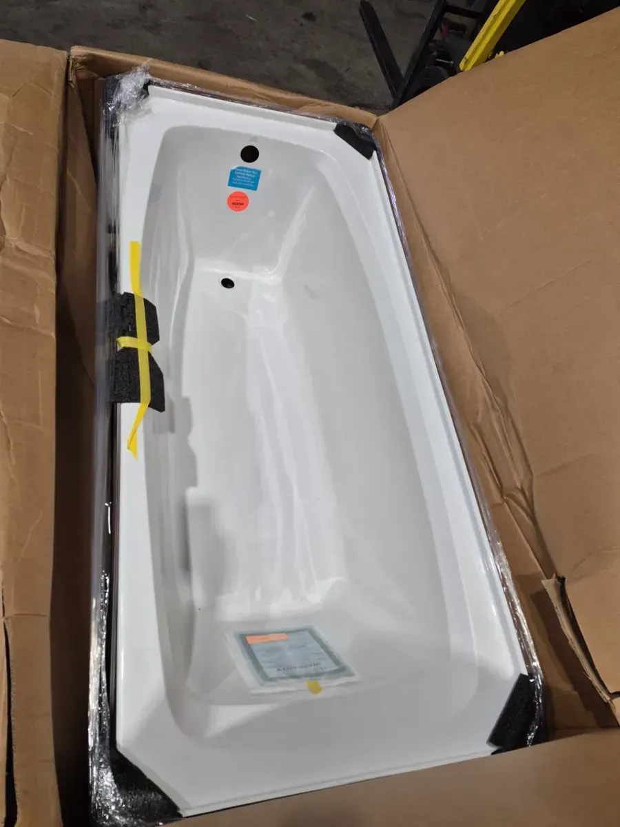 American Standard EverClean White Jetted Whirlpool Bathtub - image 2