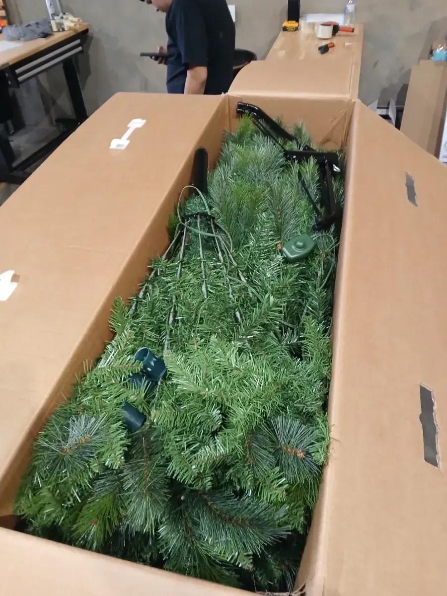 7.5 ft. Prelit Fraser Fir Artificial Christmas Tree with 600 UL-Listed Clear Lights - image 3