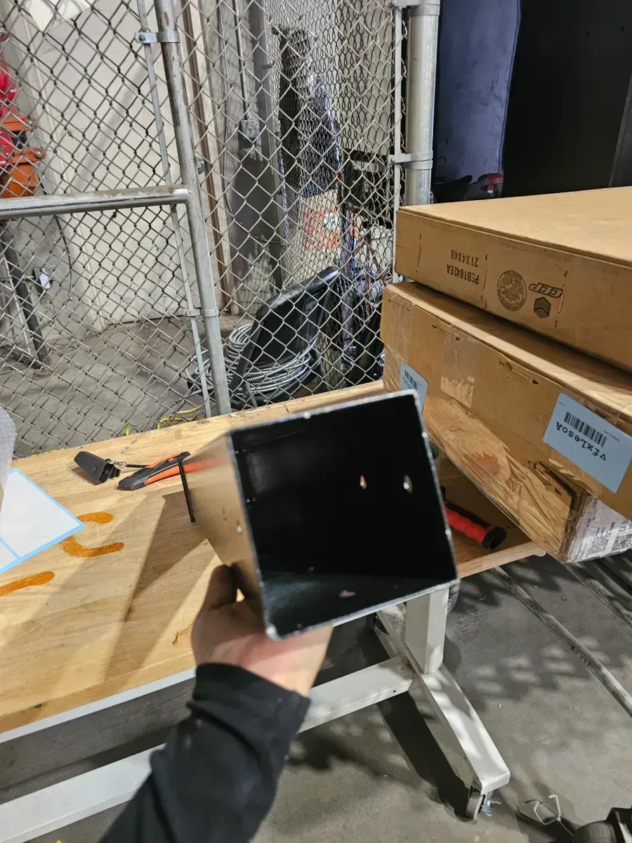 27 in. Galvanized Steel Surface Mount Mailbox Post - image 3